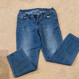 Old Navy Women's Straight Leg Blue Jeans